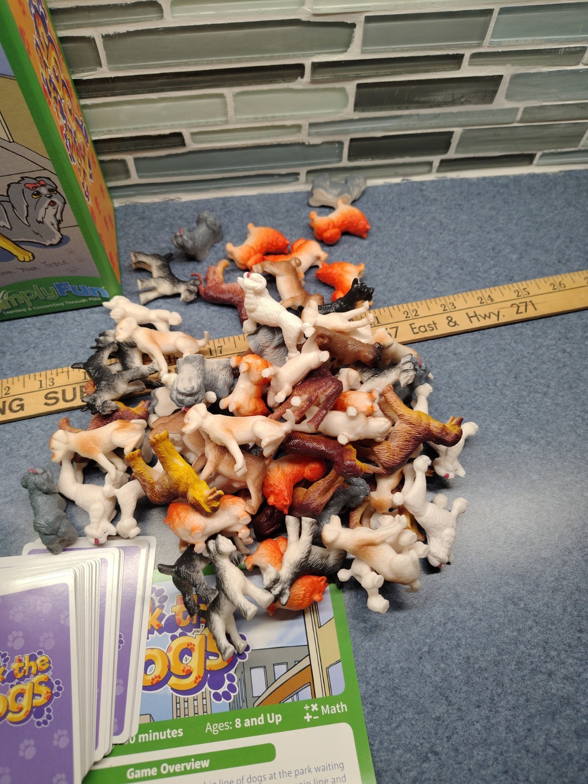 SimplyFun Walk The Dogs Educational Math Game, Complete