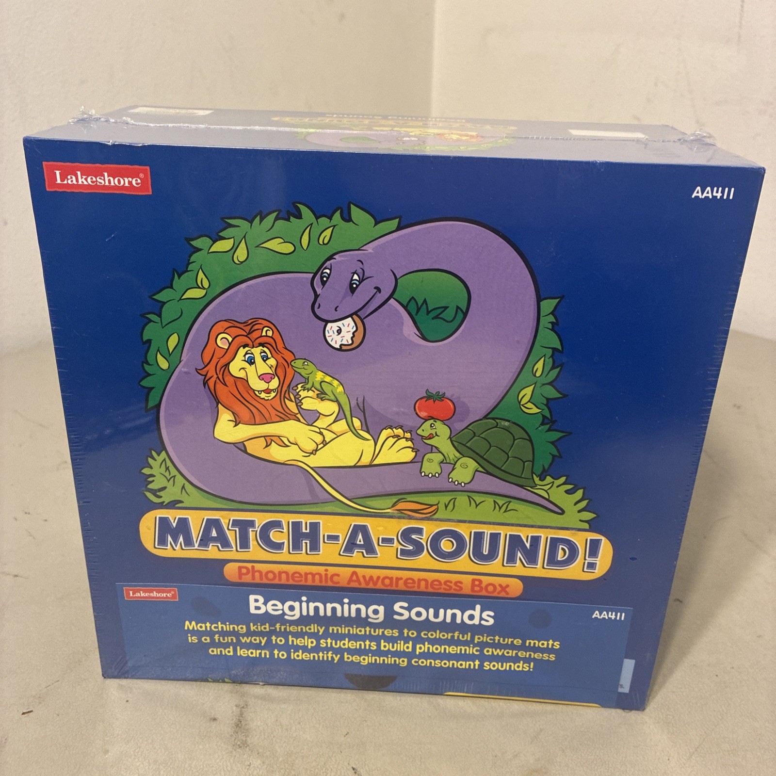 Lakeshore Match A Sound AA411 Beginning Sounds 14 Miniatures Brand New Sealed