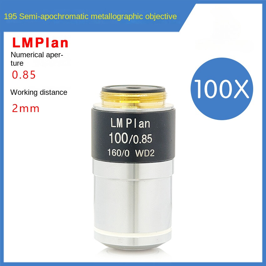 LMPlan 5X-100X Metallographic Microscope 195 Plan semi apochromatic objective