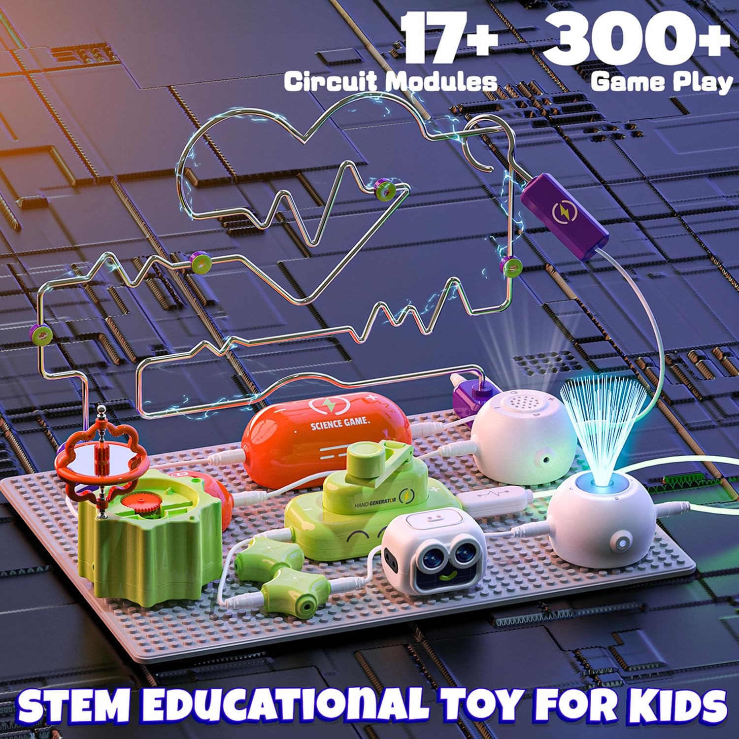 Science Kits for | STEM Toys for Kid, Electronics Exploration Kit, Over 300 P…