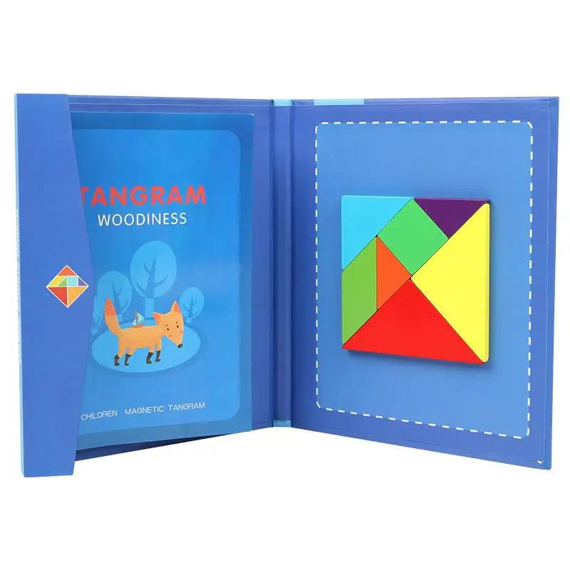 Montessori Magnetic Fraction Demonstration Book Educational Puzzle Math For Kids