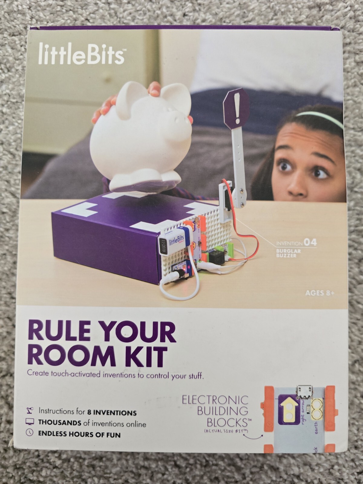 littleBits Rule Your Room Kit – Create Touch Activated Inventions – Toy