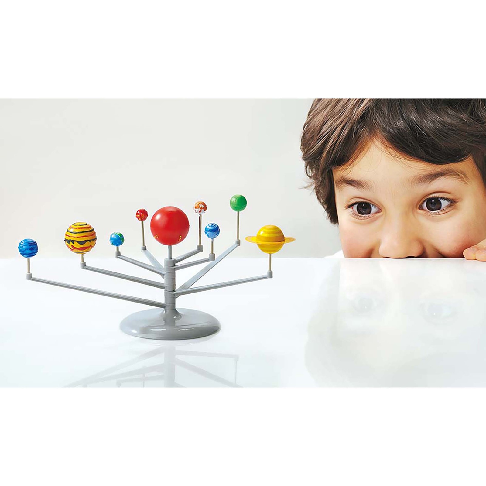 4M: Solar System Planetarium – Build 11.8″ Glow-in-the-Dark Model, DIY STEM