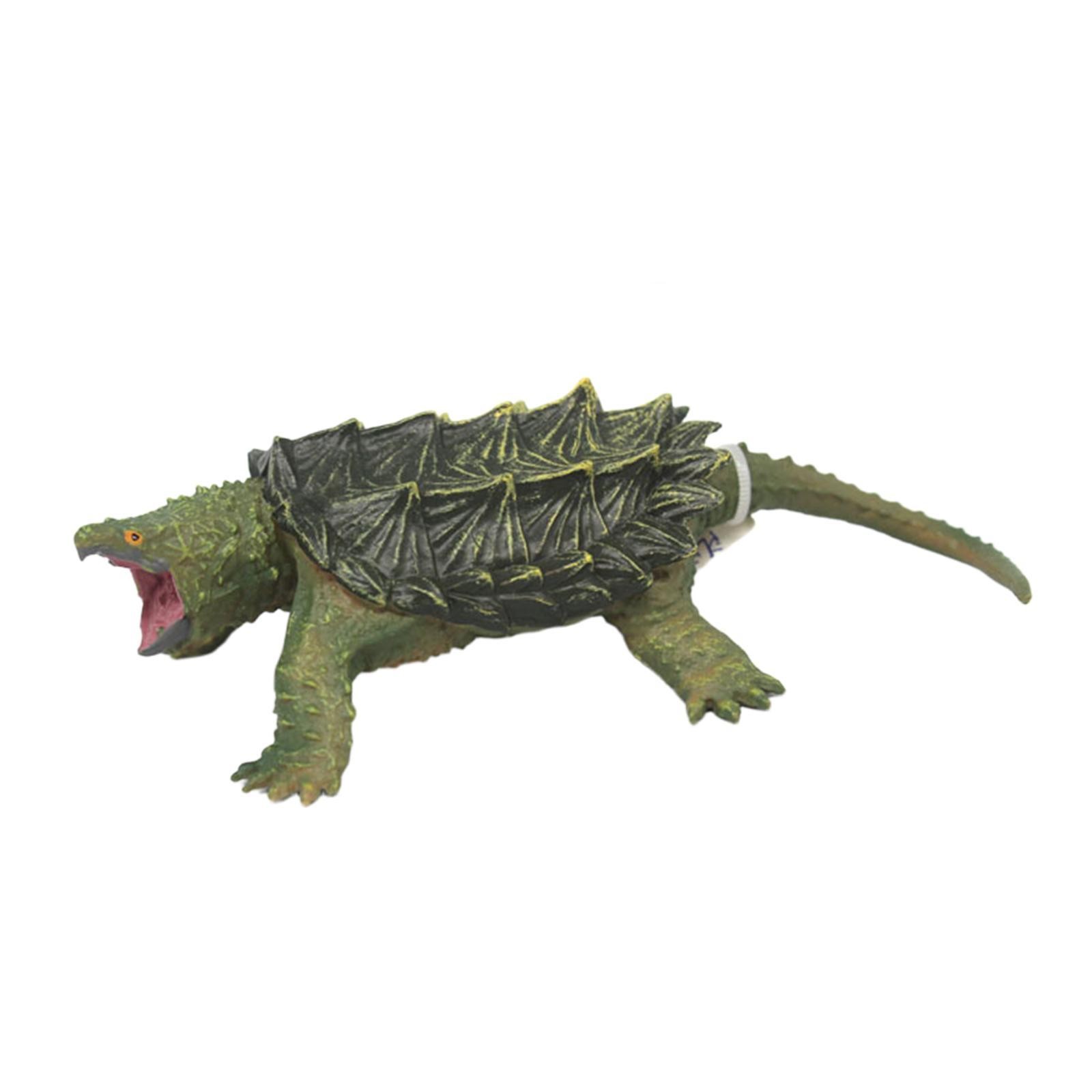 Snapping Turtle Model Desktop Decoration Cake Topper for Kids Animal Figure