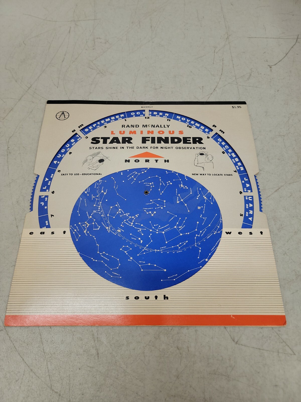 VINTAGE 1962 «LUMINOUS STAR FINDER» BY HUBBARD SCIENTIFIC