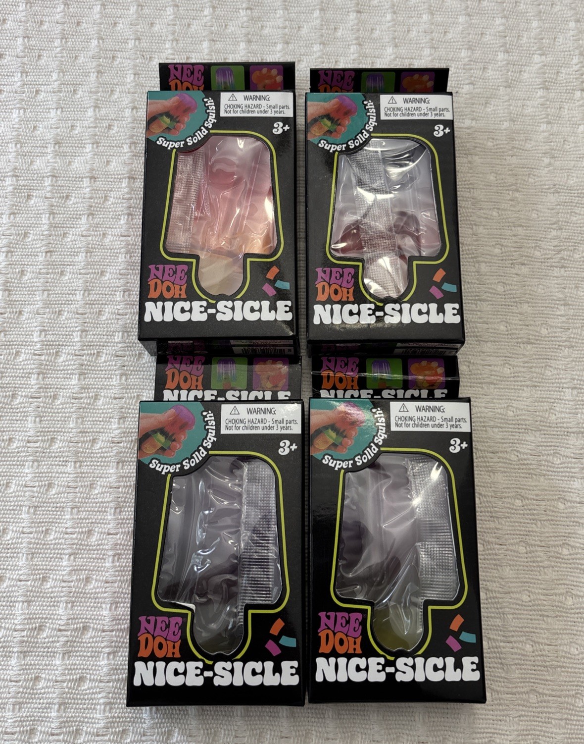 4 Mixed Color Nice-Sicle Viral Toy New! Needoh