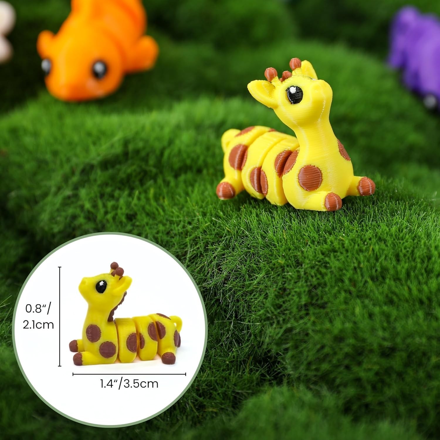 Articulated Mini Animals – 35 Pcs Fidget Toys for Imaginative Play & Rewards