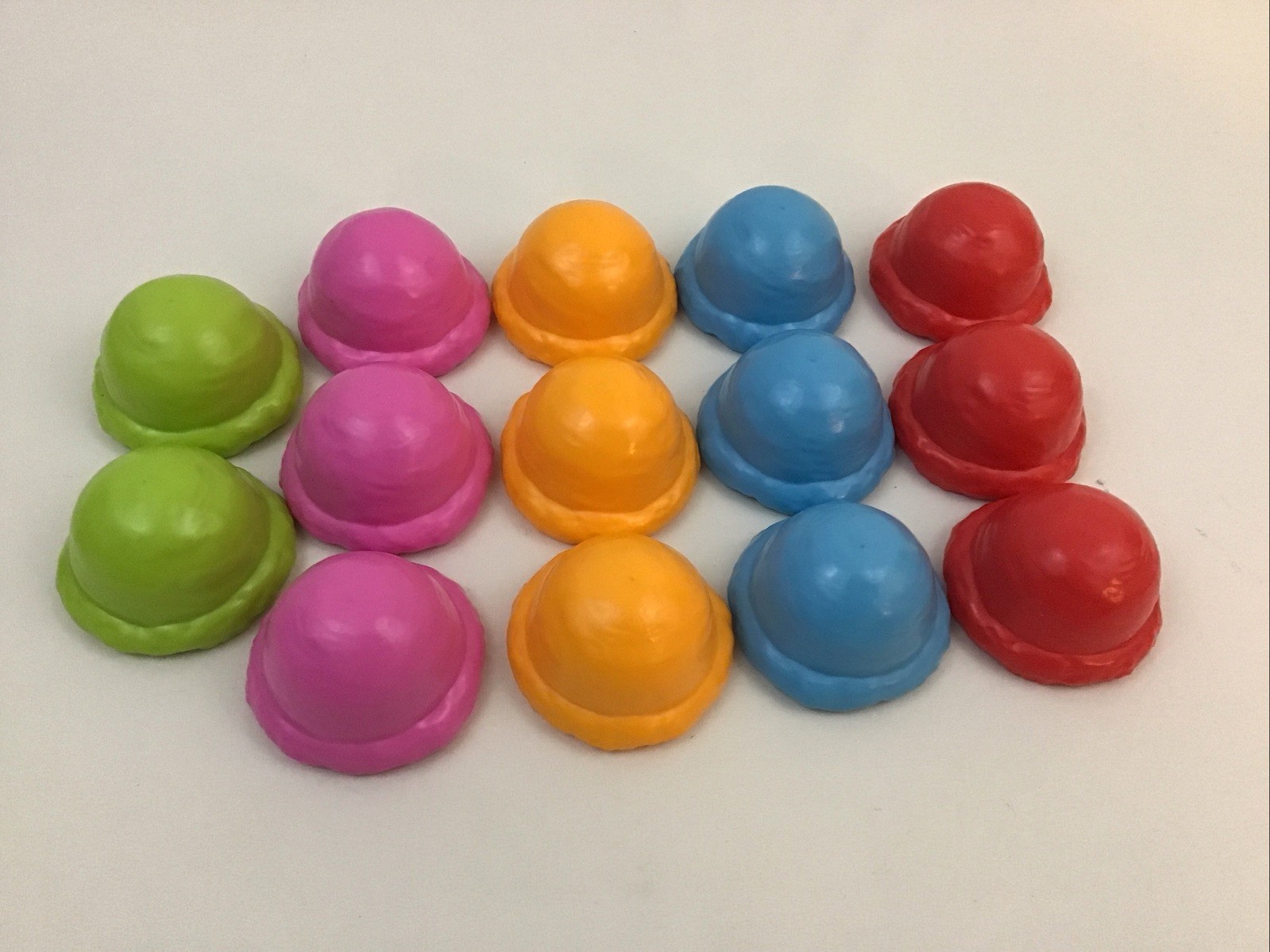 Lakeshore Counting Cones Colors Counting Pretend Food Replacement pcs Heavy LotH