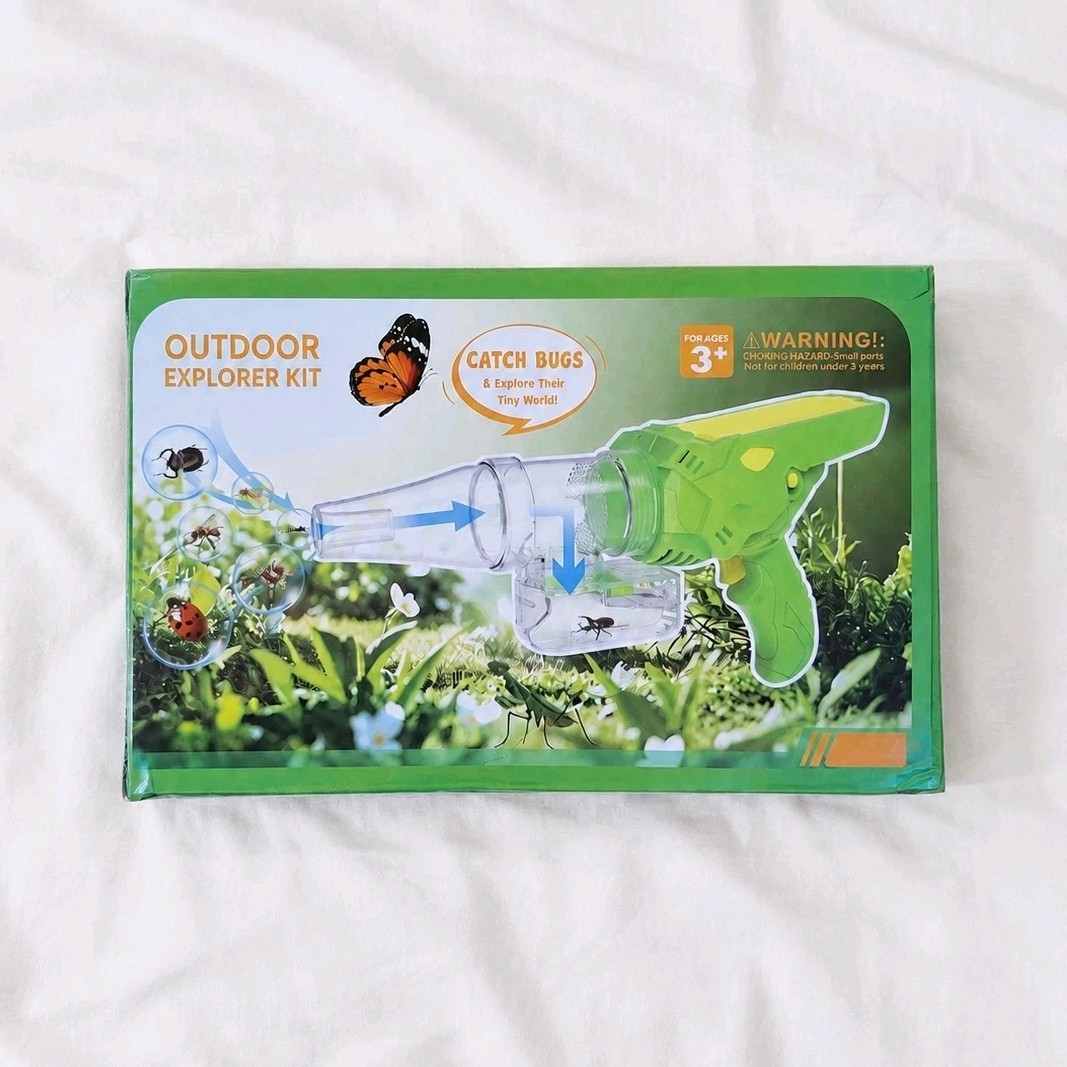 Shenzhen Feiwangbo Outdoor Explorer Bug Catcher Set Clip, Vacuum, Net, Green