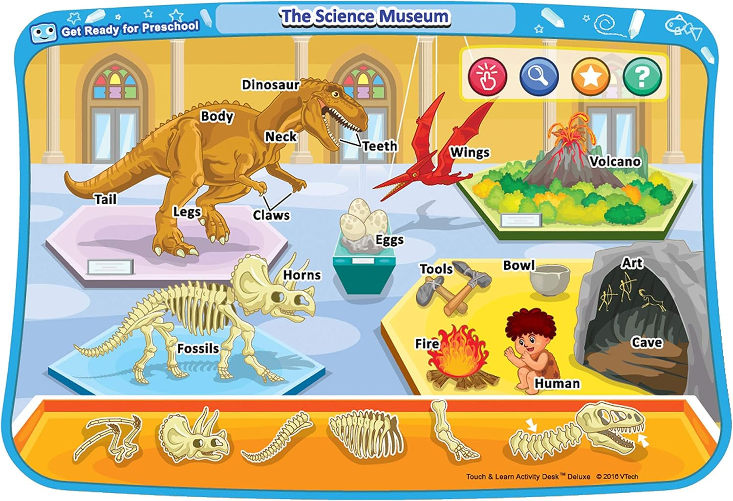 Vtech Touch and Learn Activity Desk Deluxe Expansion Pack – Get Ready for Presch