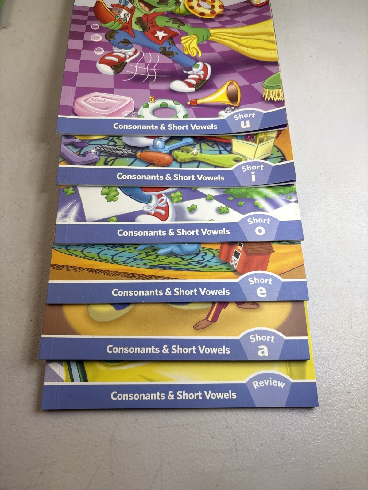 LeapFrog Leap Reader Tag Learn to Read Book Lot Olivia King Fu Panda 196B17