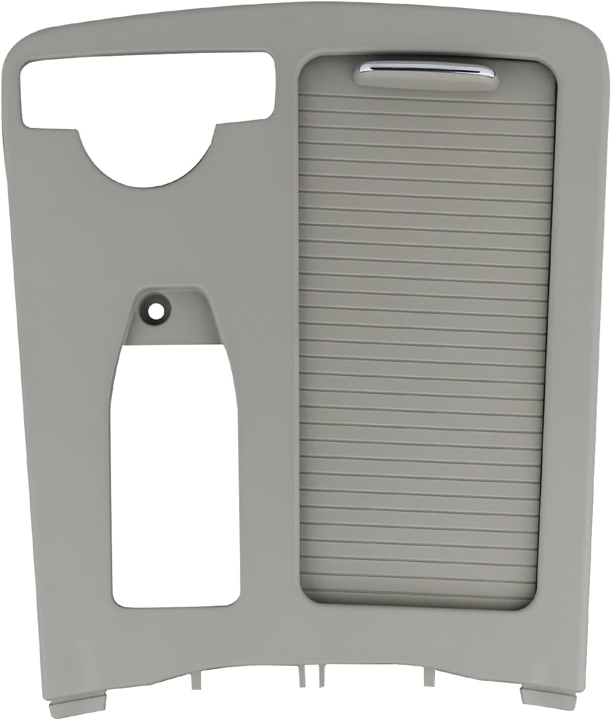 Center Console Roller Blind Cover Cup Holder Trim Cover Gray Compatible with