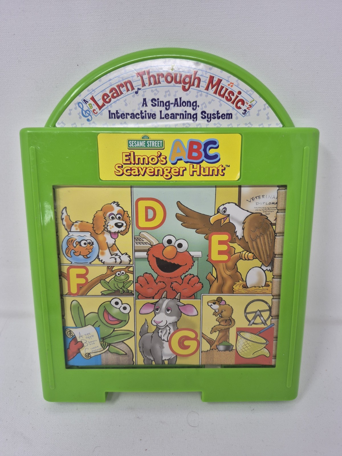 Mattel Learn Through Music Elmo’s ABC Scavenger Hunt Game Cartridge WORKING!