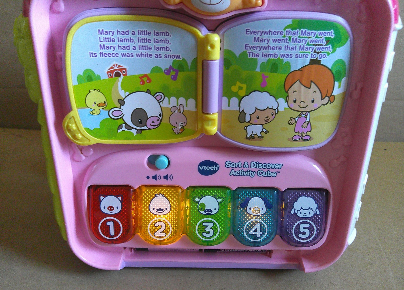 VTech Sort and Discover Activity Cube, Multicolor with BLOCKS