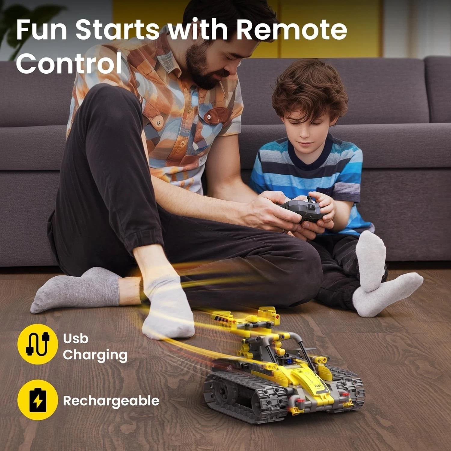 Robot Building Kit with Remote Control STEM Gifts for Boys Age 8-13, Technic …