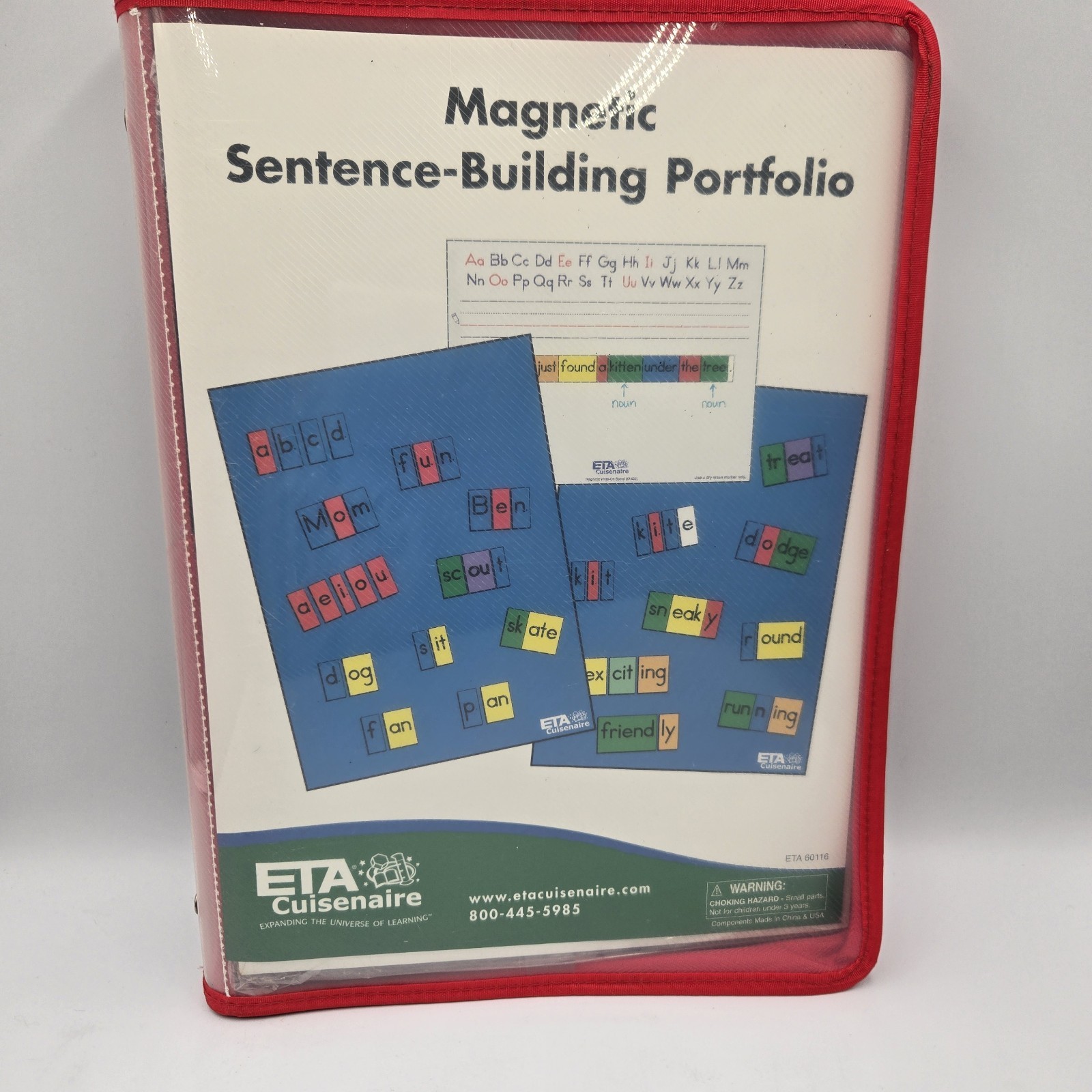 ETA Hand 2 Mind Magnetic Sentence Building Portfolio Teachers Homeschool