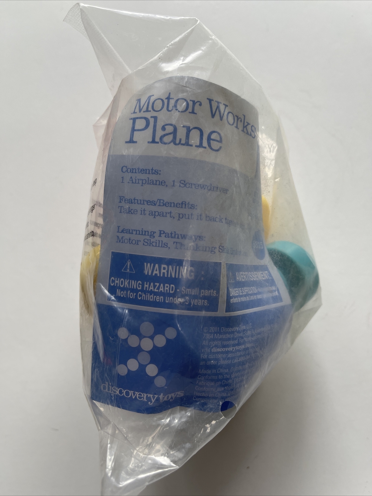 Motor Works Take-Apart Plane w Tool Motor & Thinking Skills New