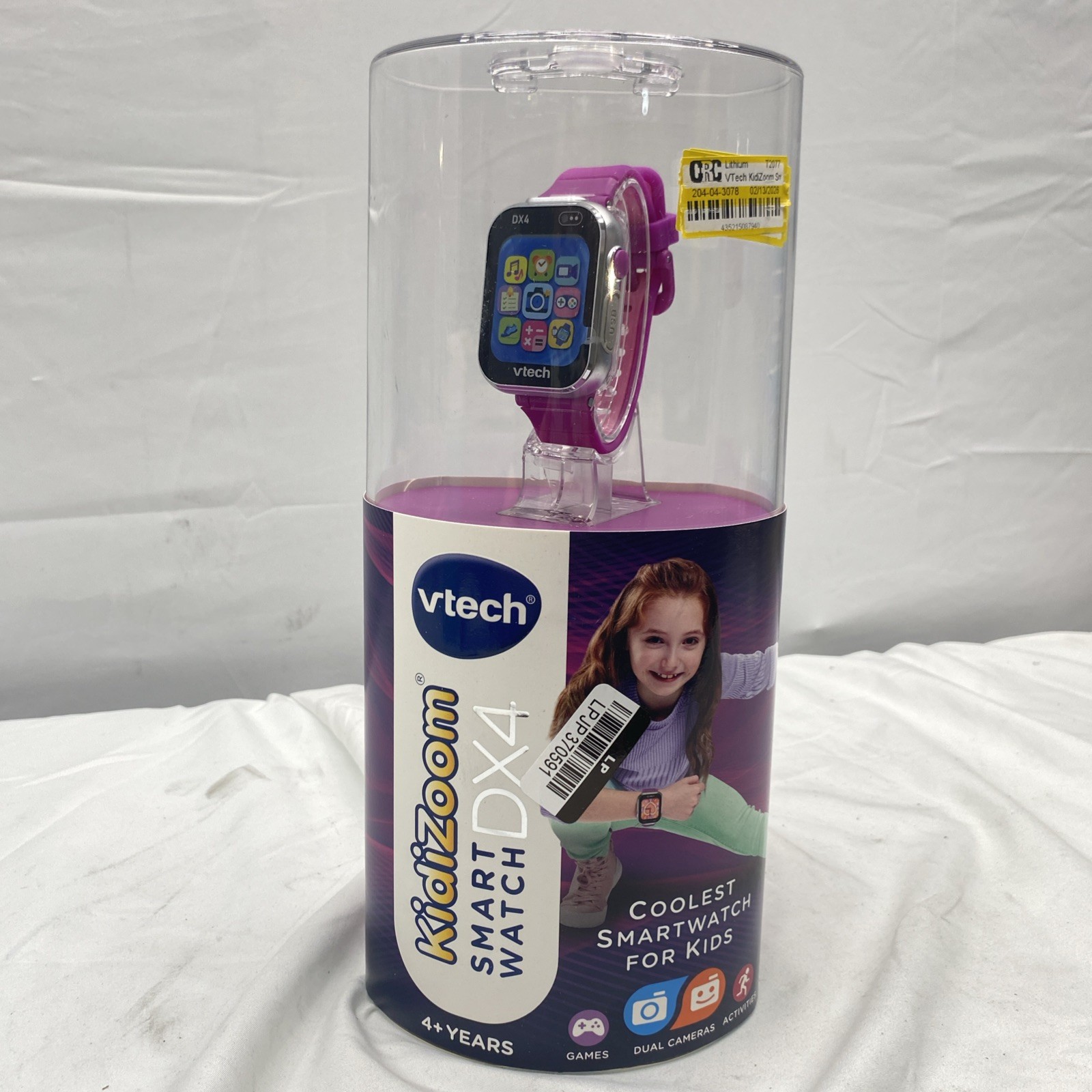 VTech KidiZoom Smartwatch DX4 – Purple NEW Watch Is Detached From Container