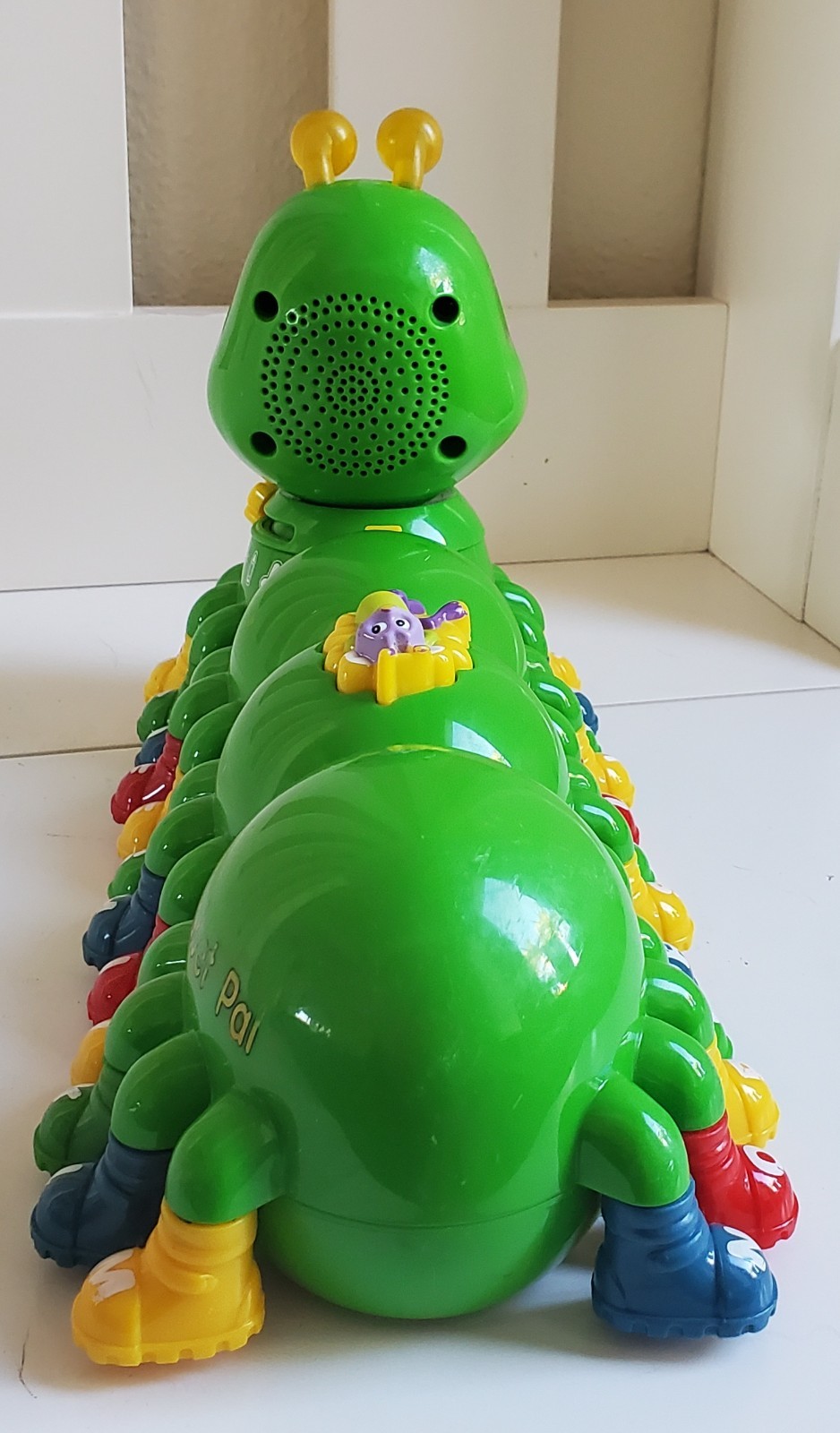 LeapFrog Alphabet Pal Pull Toy 2001 Talking Caterpillar Edison Music Vintage
