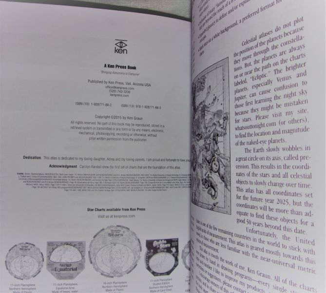 CELESTIAL ATLAS MENOR BY KEN GRAUN 2015. NEW.