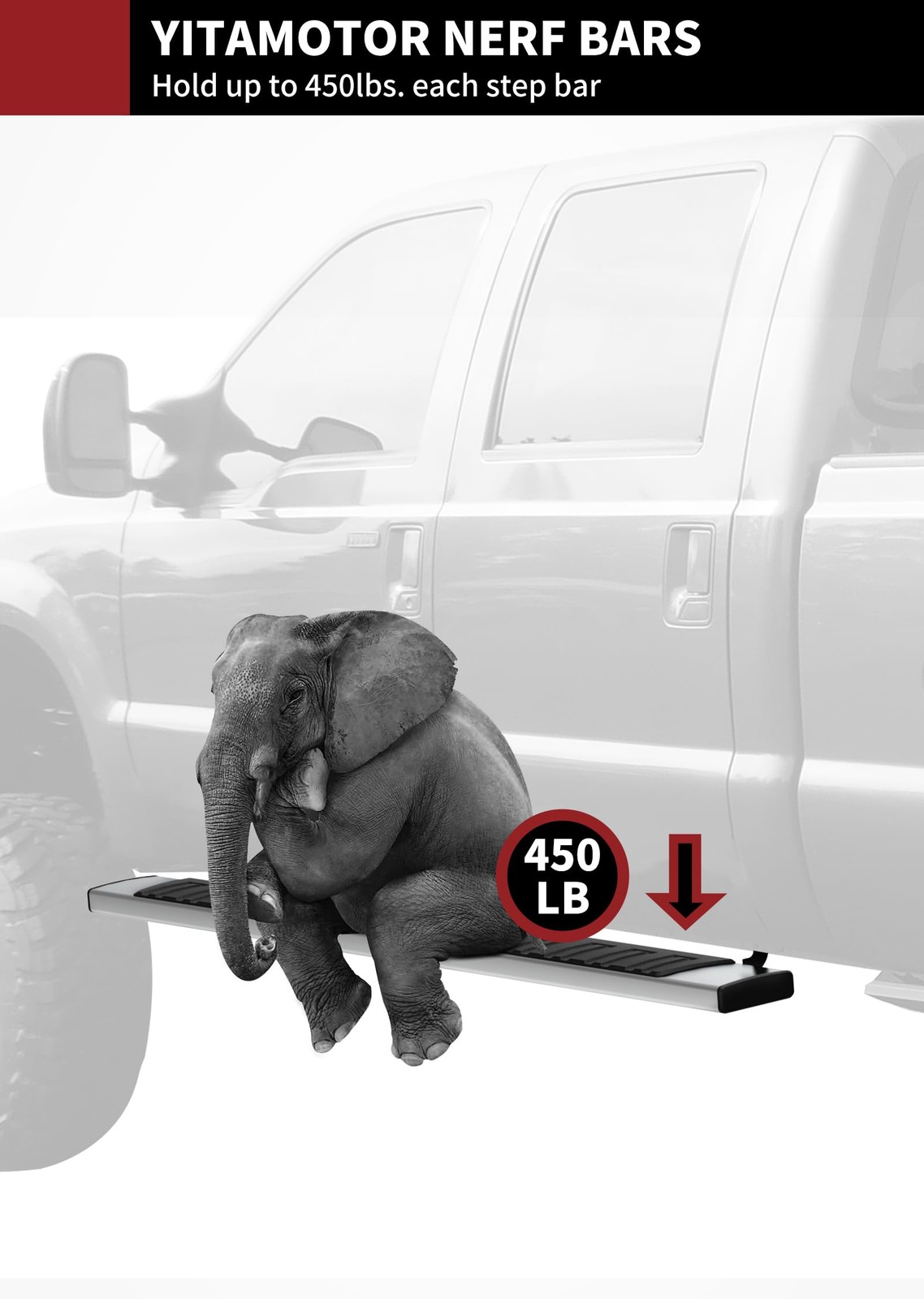 6″ Running Boards for 2009-2026 Dodge Ram 1500 2500 3500 Crew Cab Side Step Bars