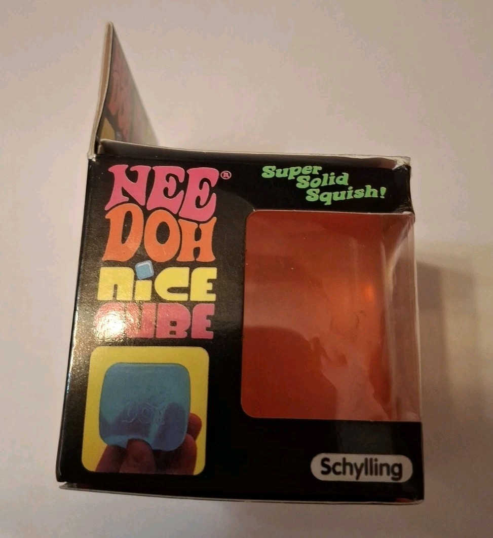 NeeDoh Nice Cube – Super Solid Squish (1 Piece Pink)