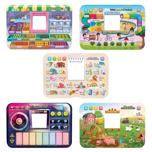 VTech Explore and Write Deluxe Activity Desk 21.5″ x 25.3″ x 18.2″, Blue