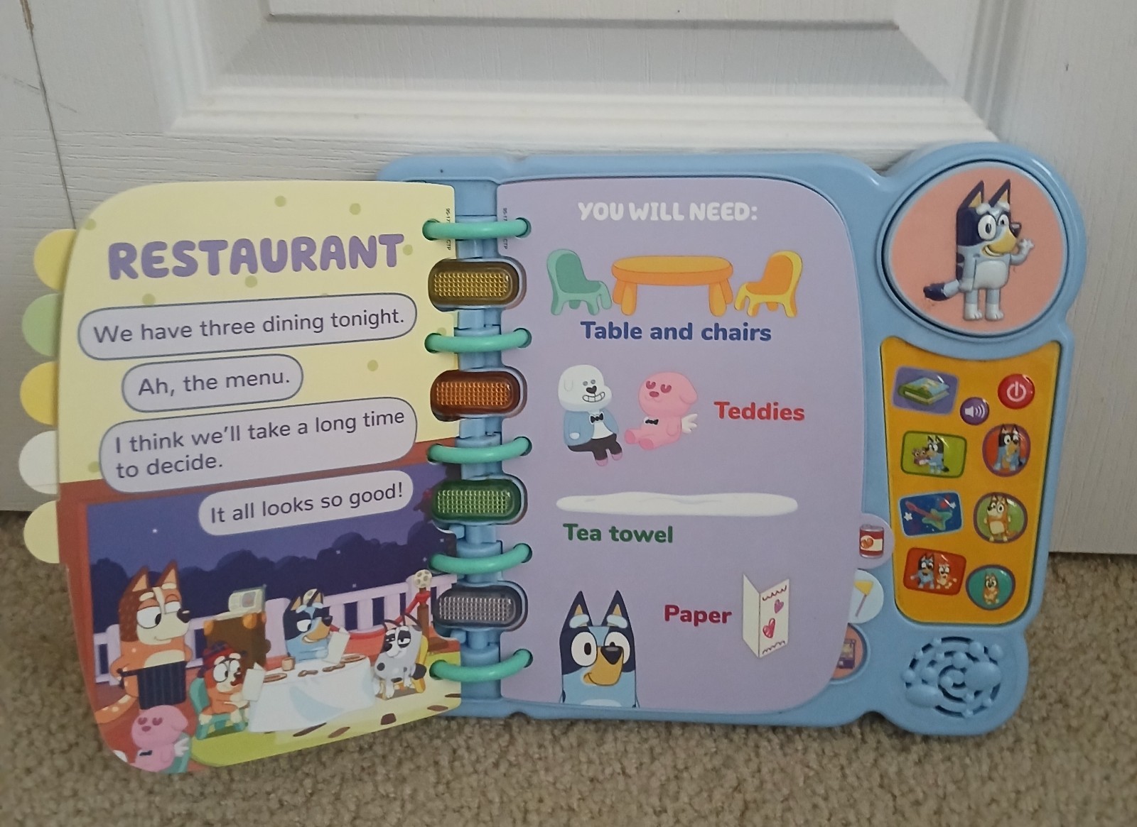 VTECH Bluey’s Interactive Book Games Ages 3-5