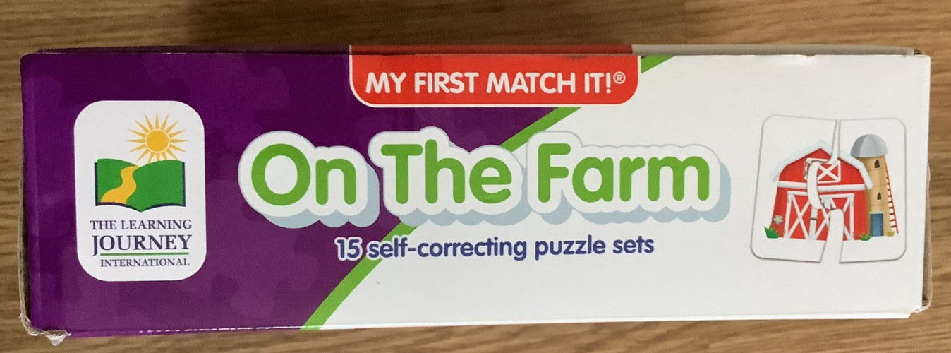 The Learning Journey My First Match It! On the Farm