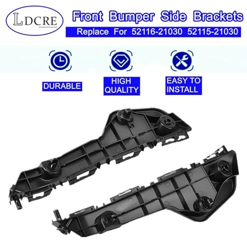 Right & Left Front Bumper Brackets Set Driver and Passenger Side Fit For Scion