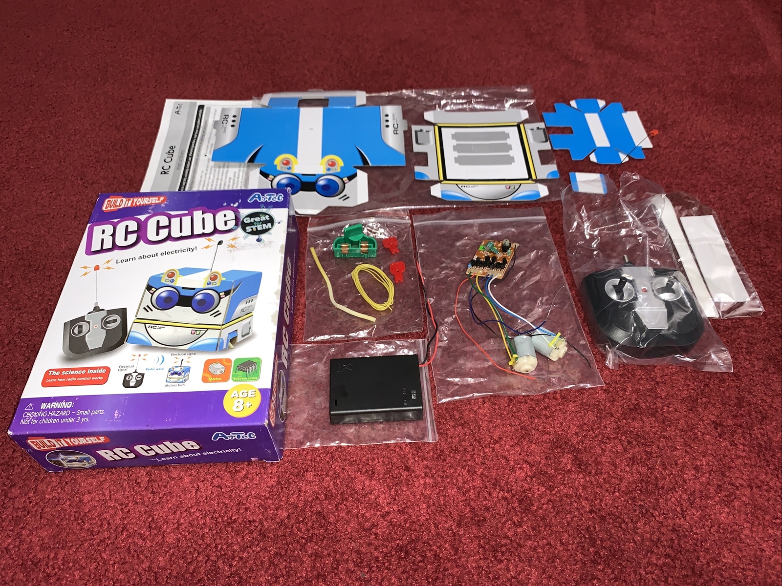 RC Cube Artec-95062 Educational Building Kit BRAND NEW & UNUSED! 100% COMPLETE!