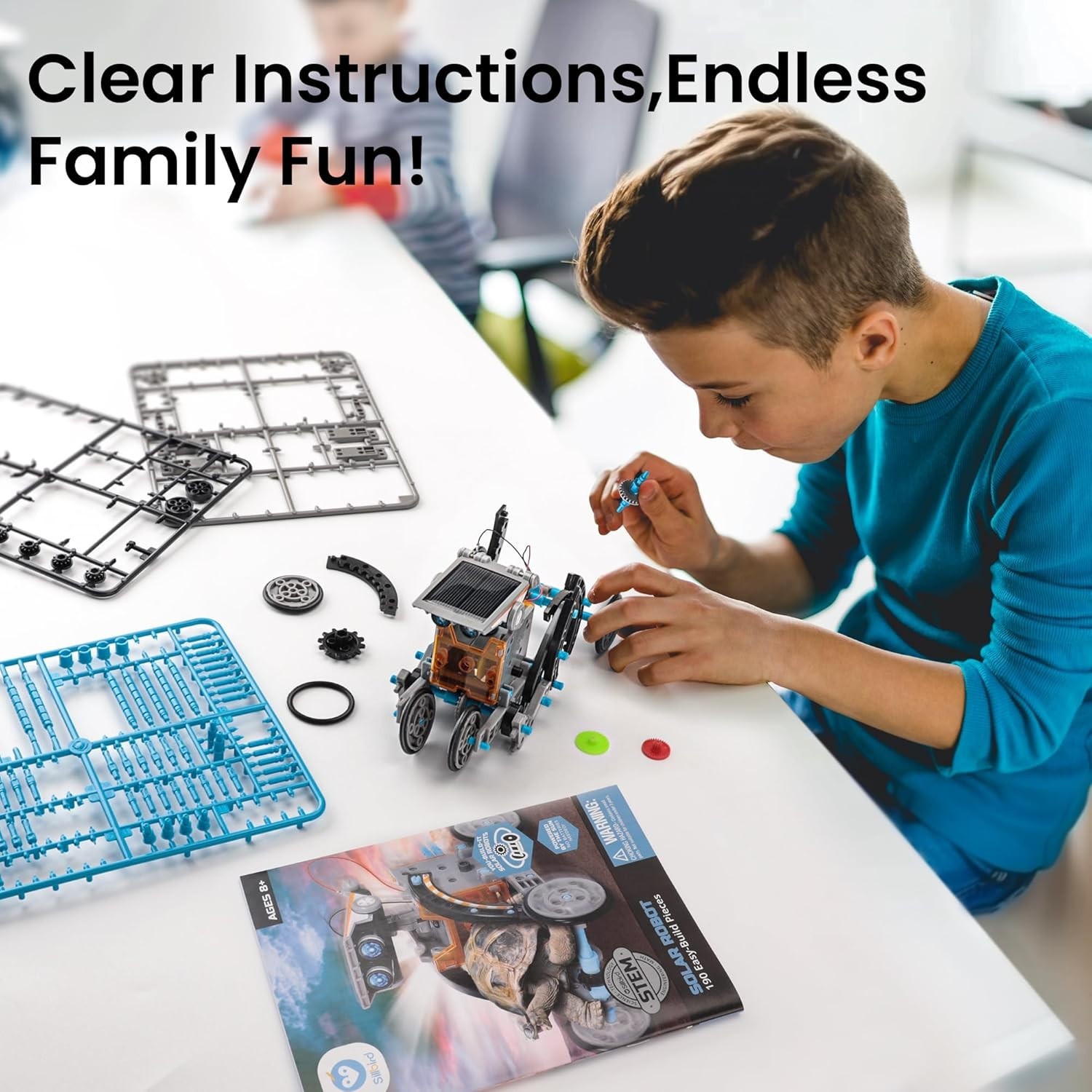 Engaging 12-in-1 Solar Robot Kit for Creative STEM Learning – Ages 8-13