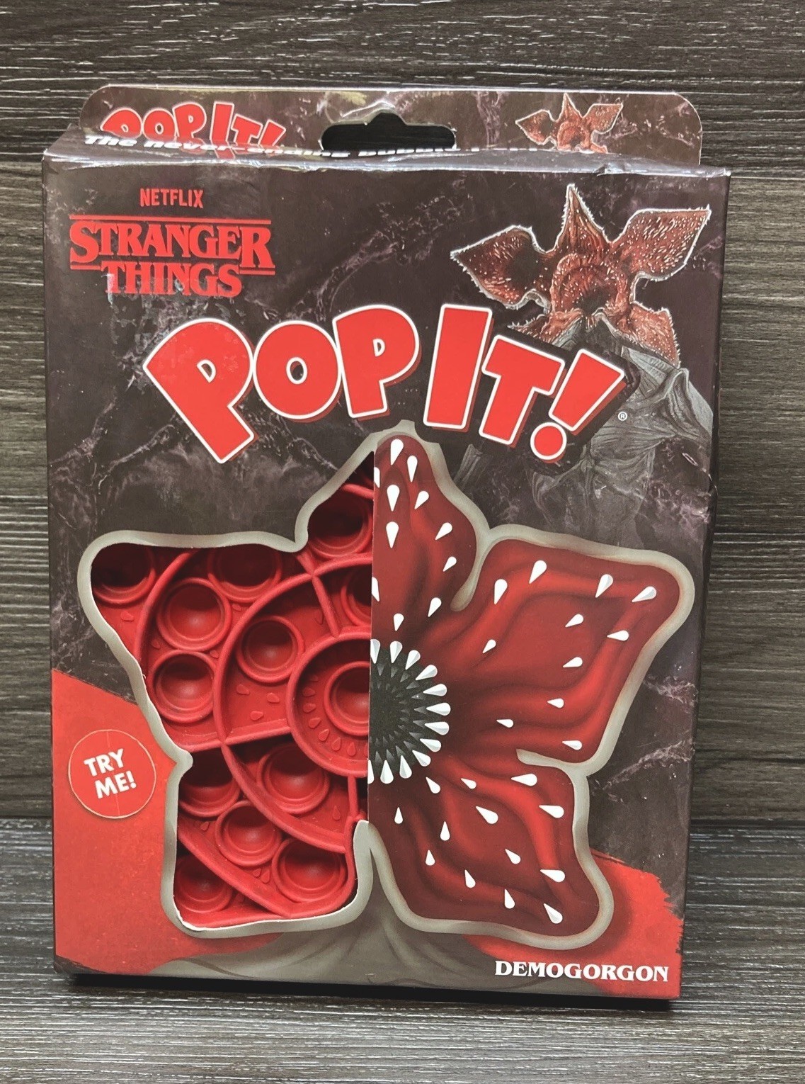 Stranger Things Demogorgon Pop It Fidget Toy Netflix Stress Sensory Toy