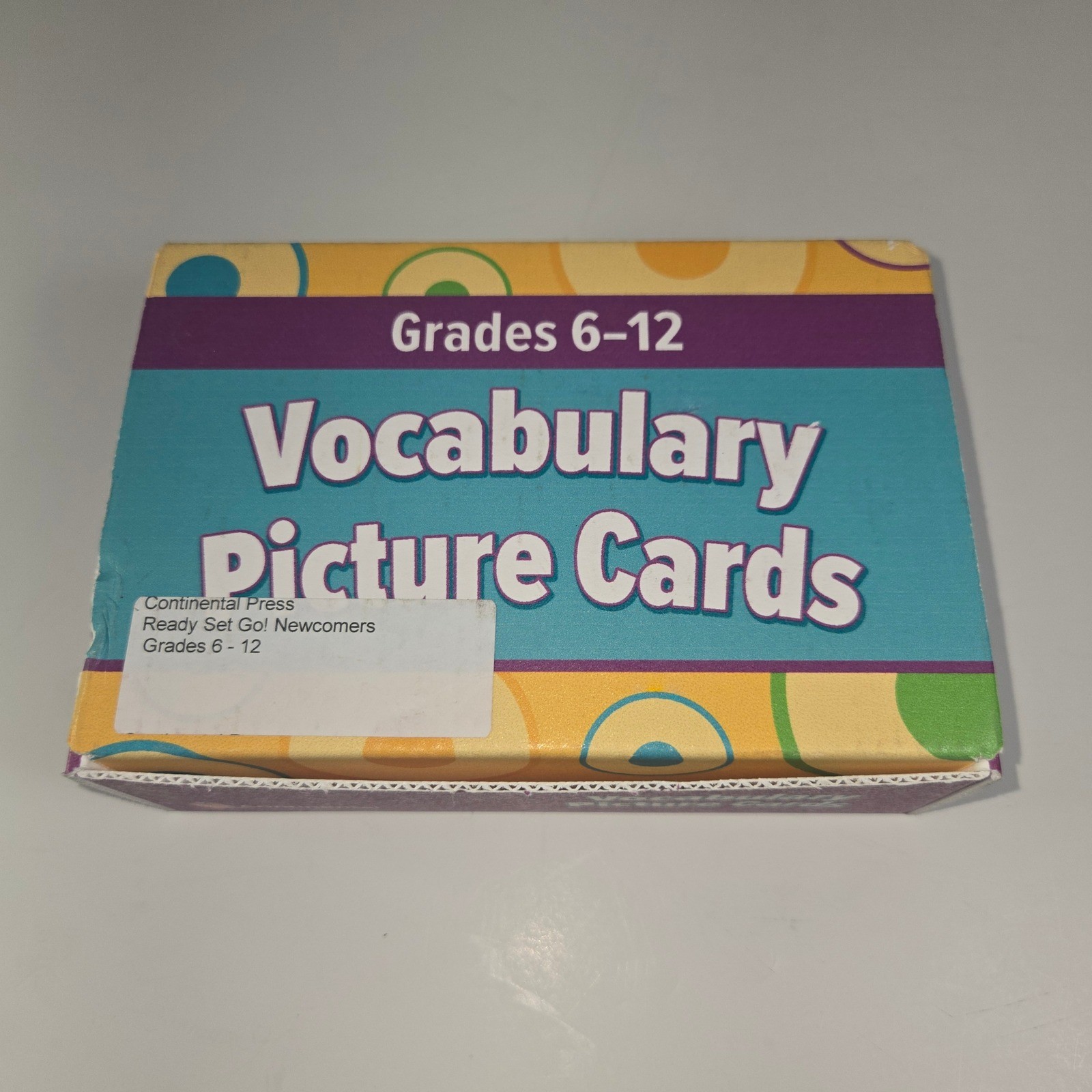 Vocabulary Picture Cards Grades 6-12 Ready Newcomers Educational