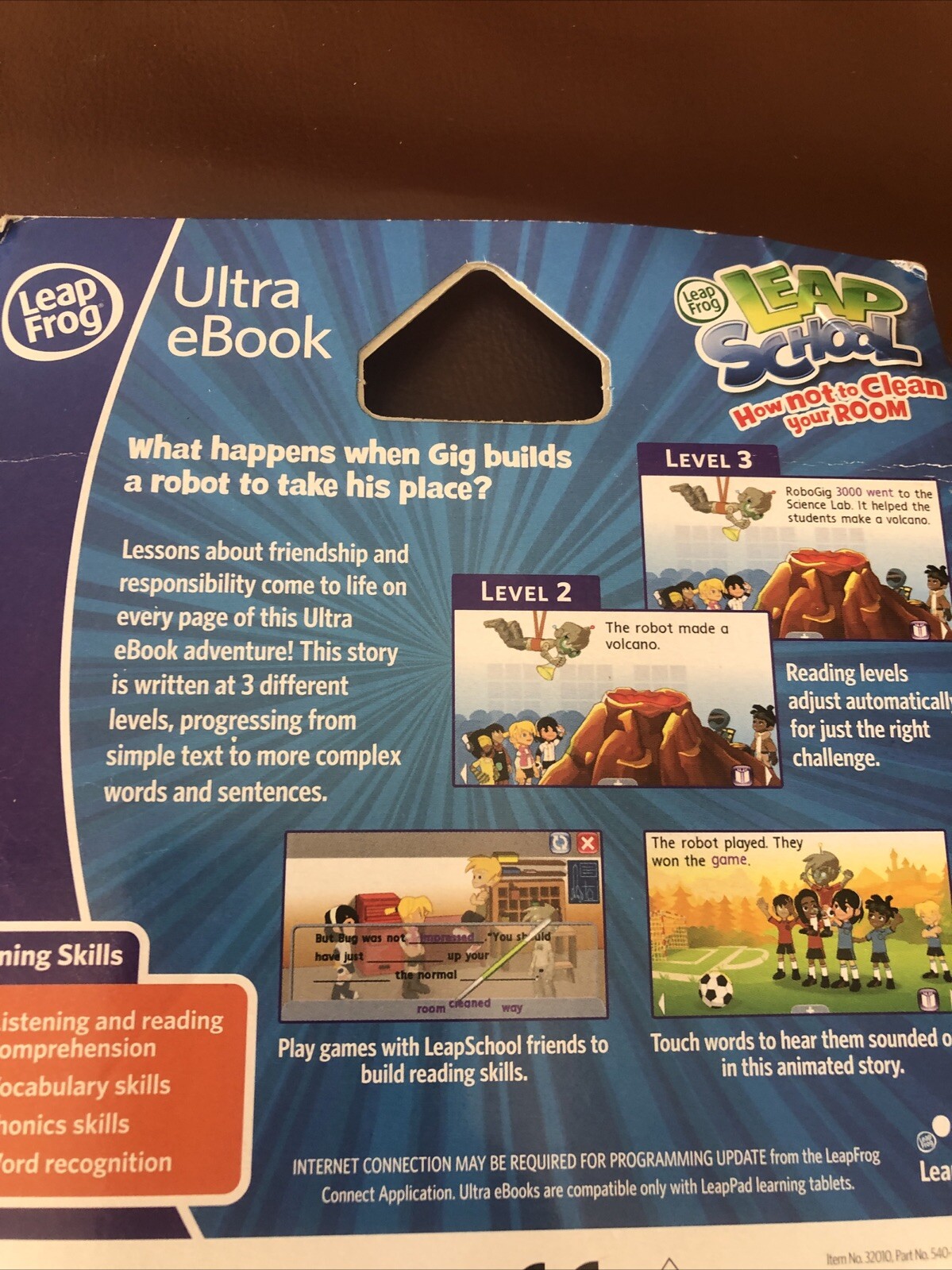 Leap Frog Explorer Leap School How Not To Clean Your Room Ultra eBook New