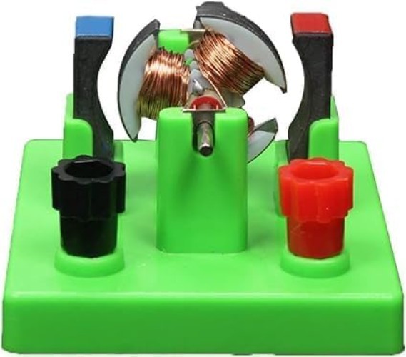 1Pc Green DIY DC Electrical Motor Assemble KIT – STEM Science Lab Educational…