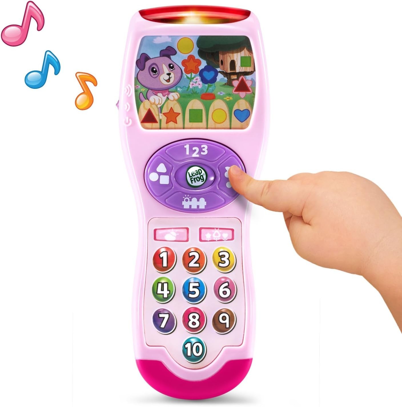 Violet’s Pink Learning Lights Remote – Engaging Fun for Babies and Toddlers!