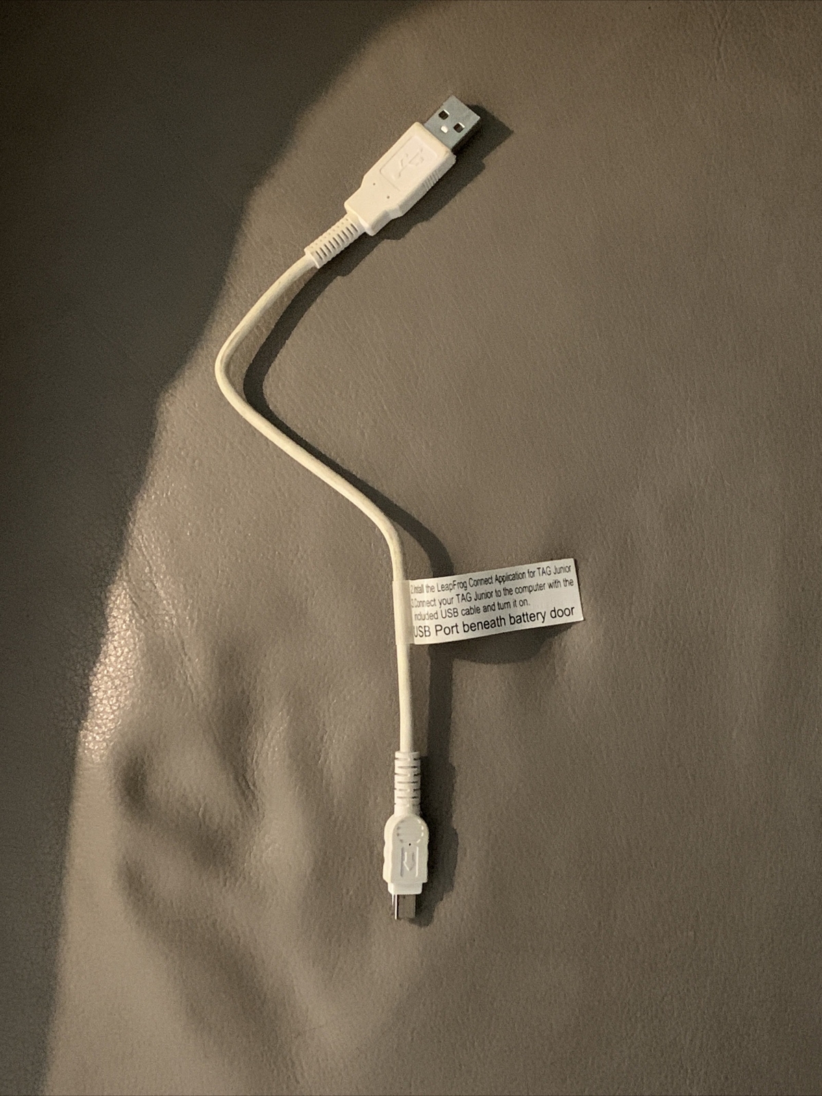 Original Leap Frog USB Cable Charging Connect Sync Data White Cord 11″