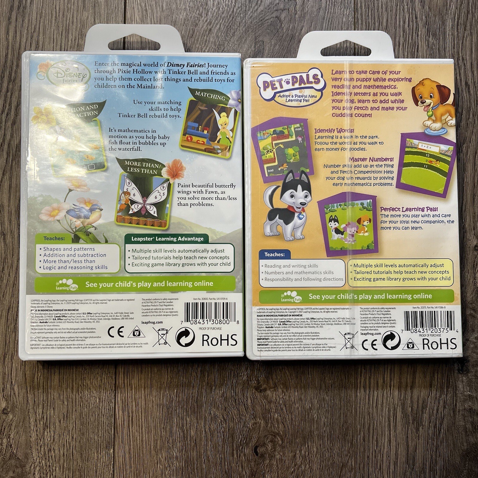 Leap Frog Leapster 2 Game Cartridge Lot Of 5 Titles I Scooby Doo Star Wars