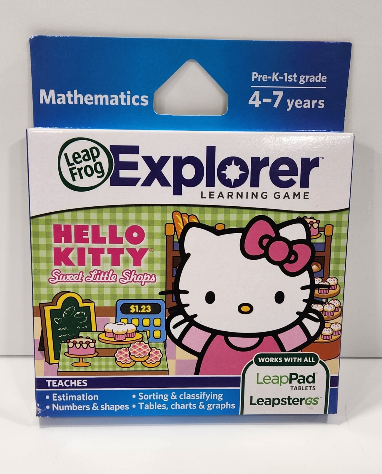 LeapFrog Leappad Explorer Hello Kitty Games LeapsterGS Mathematics Pre-K -1st Gr