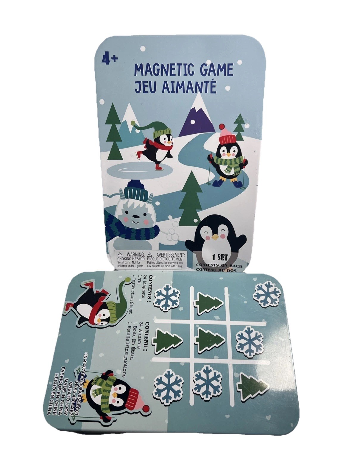 CREATOLOGY Magnetic Game Jeu 4+ Animate Travel Winter Snowmen Flakes Children