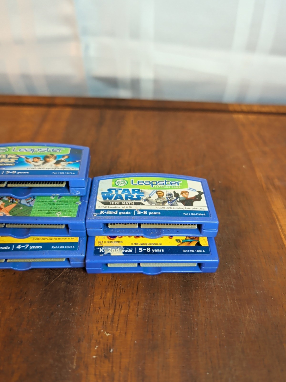 Leap Frog Leapster Game Cartridges Lot of 8 Explorer Learning Disney Spongbob