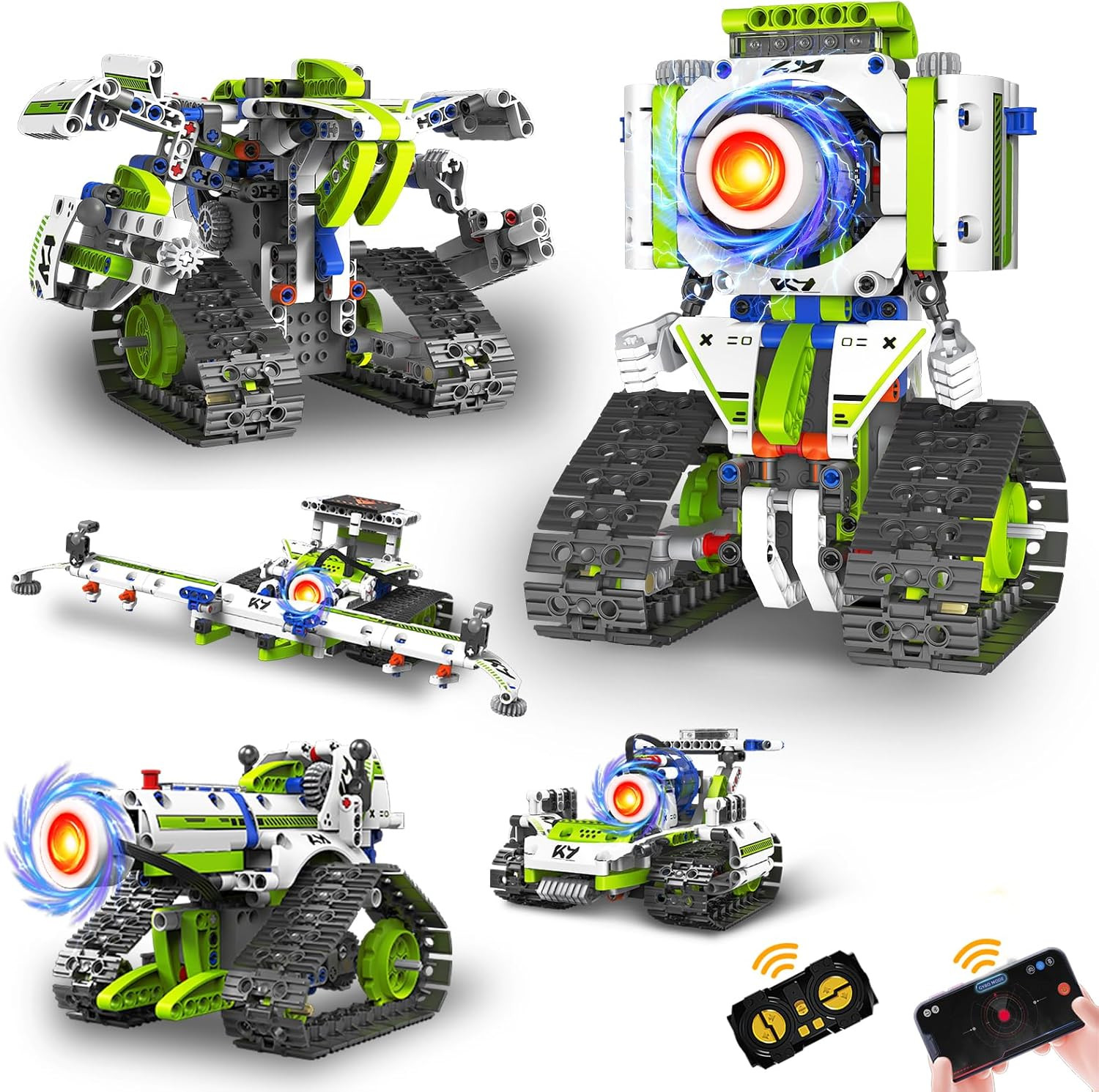 STEM Robot Building Kit Toys for Kids Ages 8-12,2025 New 5 In1 STEM Toys Robotic