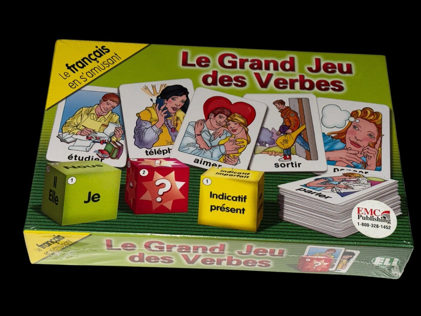 Le Grand Jeu des Verbes FRENCH Language Learning Game BRAND NEW Conjugate Verbs