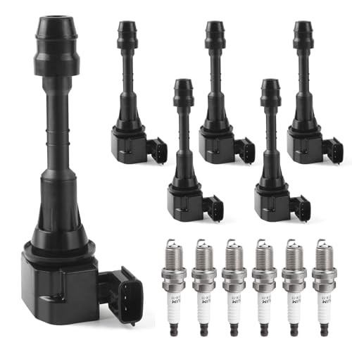 Ignition Coil Pack & Spark Plugs fit for 3.5 4.0 Nissan Altima Maxima Pathfinder