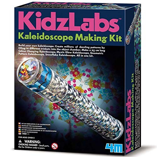4M Kidzlabs Kaleidoscope Making Kit – DIY Science Craft Toy for Kids Ages 7+