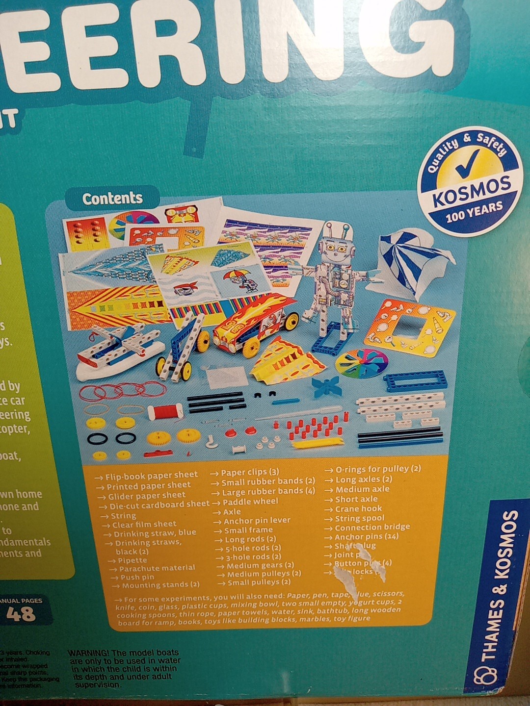 Intro to Engineering Science Kit Kids First Thames & Kosmos New in Box