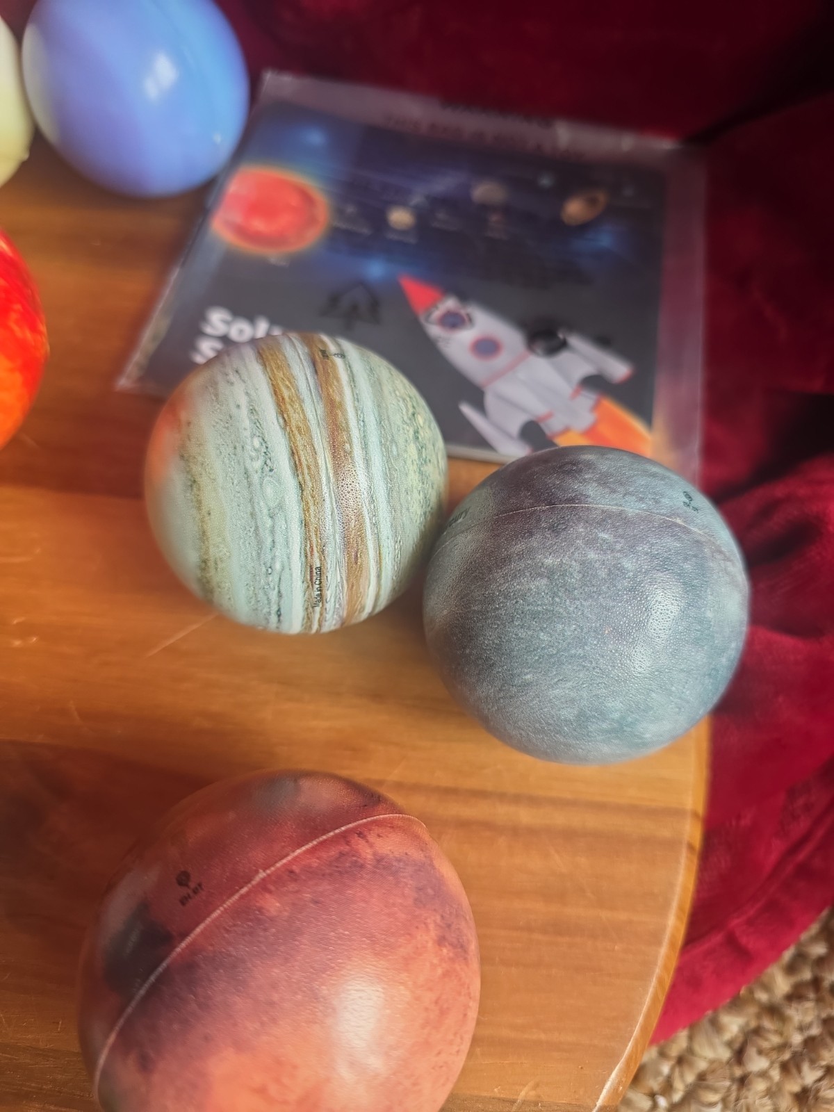 Solar System Planet Toys for Kids Science Squeeze BALLS SUN MOON WITH PLUTO