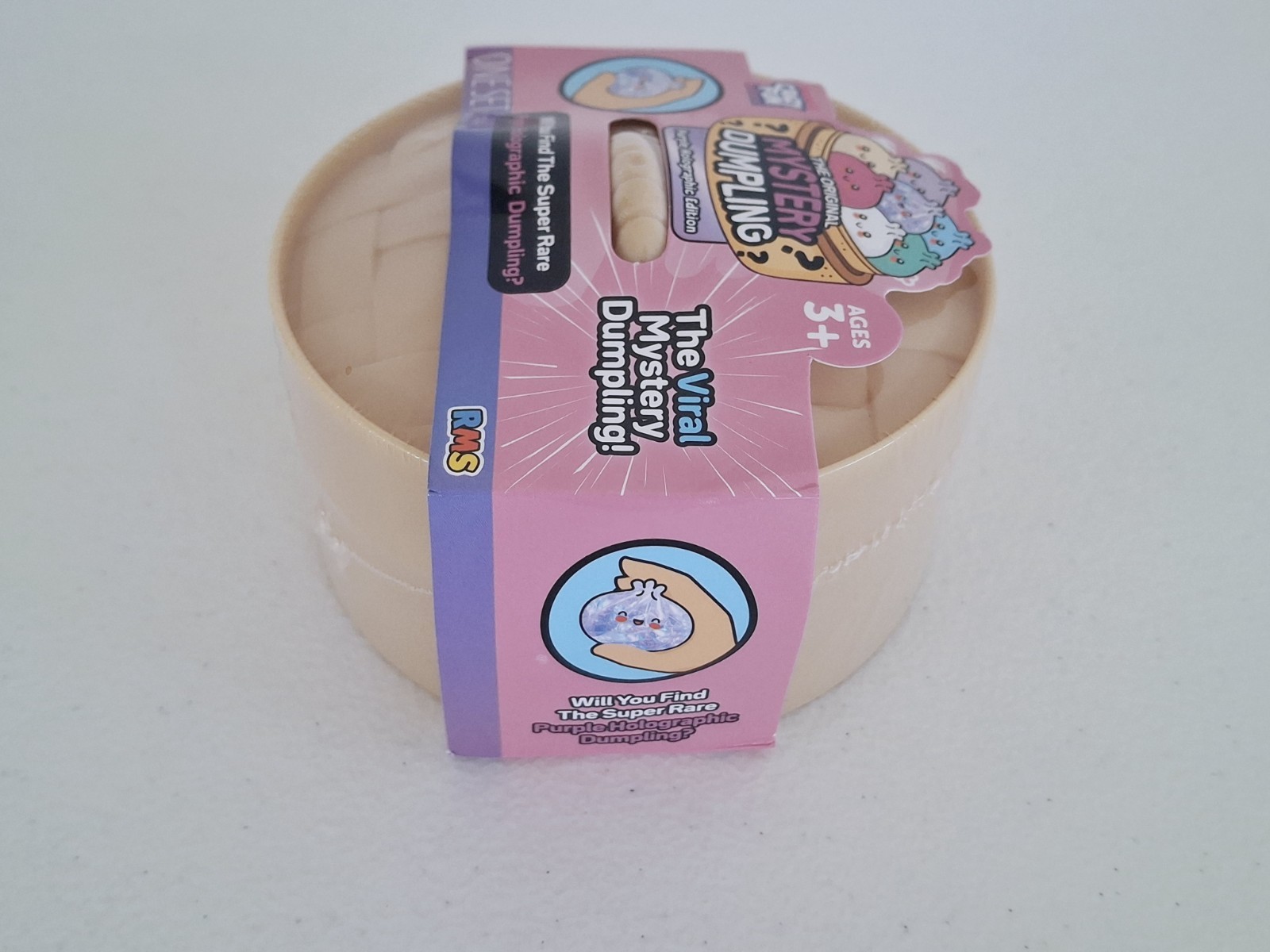 Crazy Fun Squishy Mystery Dumpling Purple Holographic Edition Original New