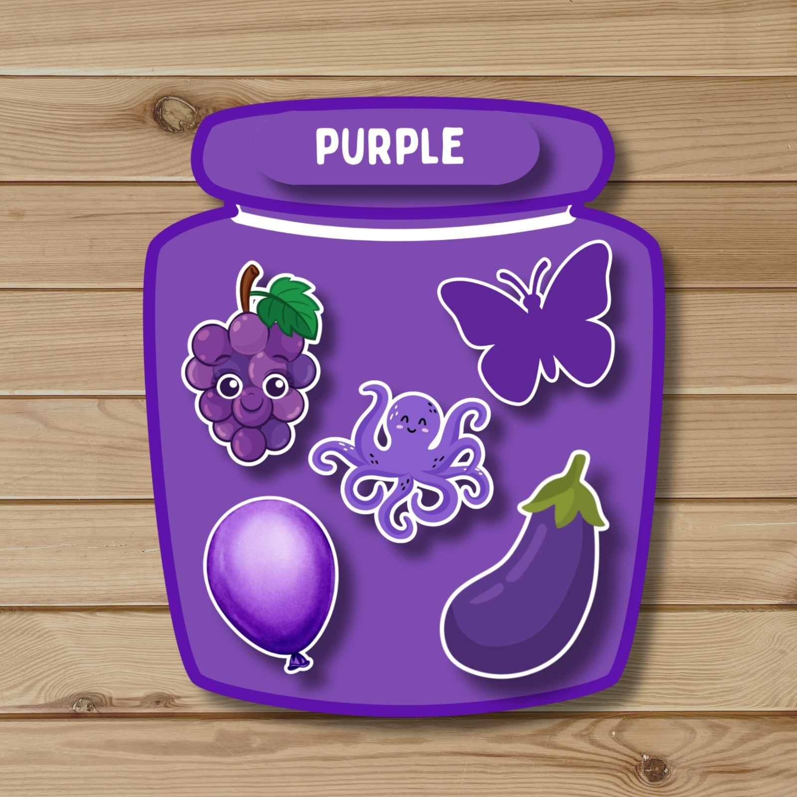 Color Sorting Printable Activity for Kids | Learning Game | Digital Download